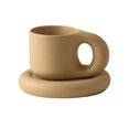 thumbnail image 1 of Café De Cerámica Con Asa Tazas De Pareja De Alta Capacidad Taza Gorda De Cerámica Guardurnaity HA043650-03, 1 of 5