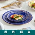 thumbnail image 3 of Vancasso Albero Dinner Plate for 6, Stoneware Dinnerware Plate Set, 18-Piece Multicolour Ceramic, Rustic Chic Style, 3 of 7