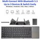 thumbnail image 5 of Teclado inalámbrico plegable delgado Tek Styz compatible con Honor 300 Ultra con mouse TOUCHPAD totalmente universal que brinda 48 horas de uso, 560 días en espera, portátil, compacto, triple, recarga, 5 of 5