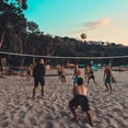 thumbnail image 1 of OULII volleyball training network Volleyball Net PE Practice Match Standard Training 1 Set, 1 of 6