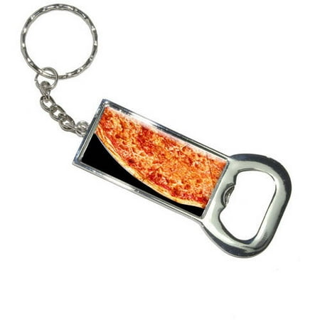 Nothing Specific Pizza Pie New York Style Cheese Keychain Bottle Bottlecap