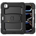 thumbnail image 2 of for iPad Pro 11 Inch (M4 2024/M5 2025) Case, 3in1 Heavy Duty Shockproof Tablet Case with Stand, Shoulder Strap, Black, 2 of 7