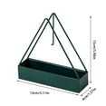 thumbnail image 3 of Coil Incense Burner, Mosquito Coils Holder, Full Metal Triangular Hanging Coil Tray Ash Catcher Storage Bracket, Coil Vertical Stand Support Base for for Indoor Outdoor Camping, 5.11x1.57x5.90", 3 of 9