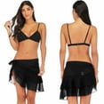 thumbnail image 4 of Women Bathing Skirt Bikini Beachwear Chiffon Wrap Cover Up Summer Beach Dress, 4 of 7