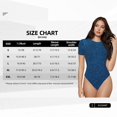 thumbnail image 5 of Salouo Deep Blue Glitter for Women's Short Sleeve Bodysuit,Sexy Bodysuits One Piece Round Neck Bodysuit Shapewear Tummy Control-X-Large, 5 of 7