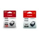 thumbnail image 1 of Paquete de cartuchos de tinta compatibles con Canon PG-243 y PG-245, 1 of 6