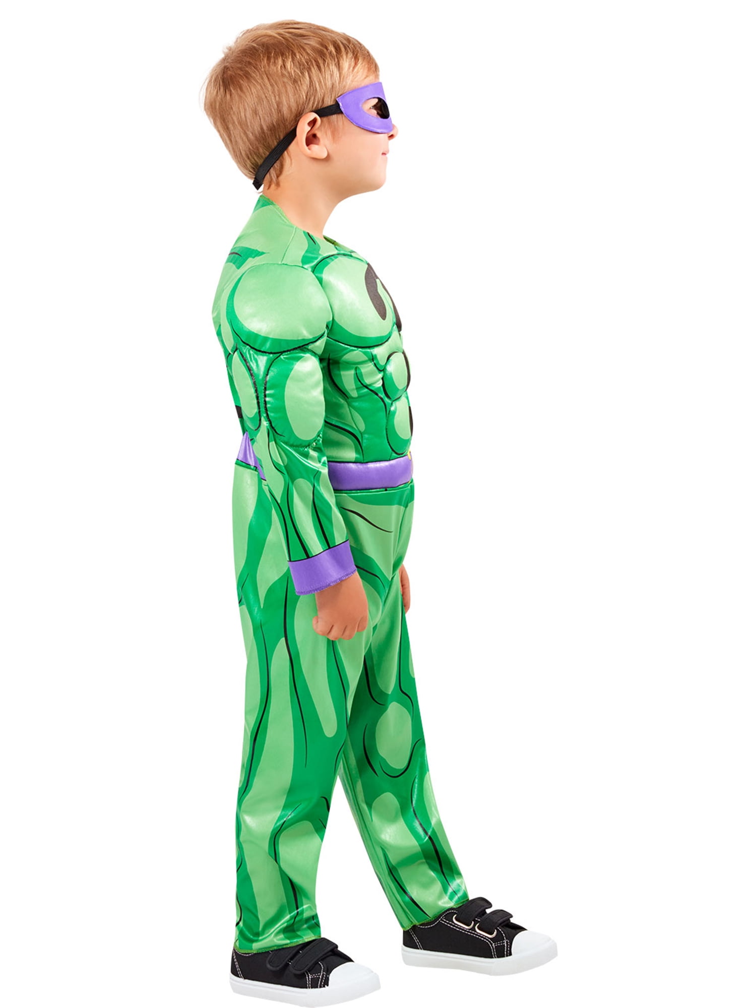 Costume Riddler avec Poitrine Musclée de DC Comics Batman pour Enfants par Rubies, pour Garçons