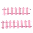 thumbnail image 3 of SHOWERORO 10 Pcs Mini Clôture en Bois Forme Réaliste pour Décoration de Jardin Mini Rose, 3 of 6