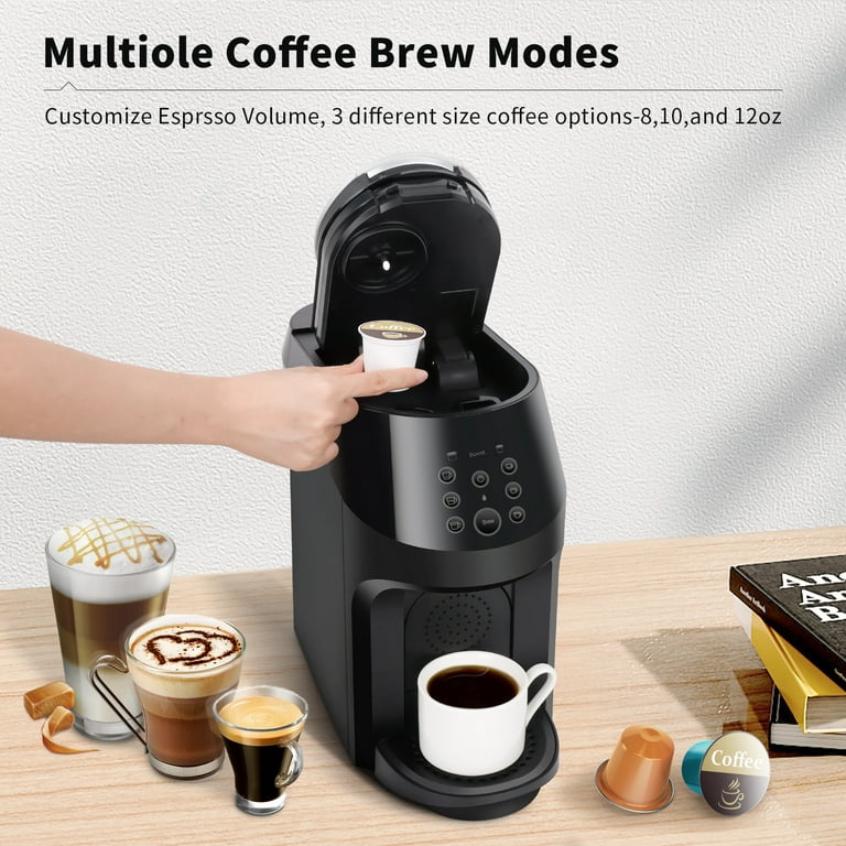 Mixpresso Espresso Machine for Nespresso Capsules Programmable Coffee  Maker, 27 Oz Red 