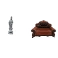 thumbnail image 1 of Escultura De Buda Guan Yin, Adorno De Piedra, Colección Feng Shui, Modelo De Sofá En Miniatura, Accesorio DIY, Micropaisaje, Decoración De Habitación, 1 of 8