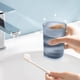 thumbnail image 5 of Dinheiro Taza Simple para enjuague bucal, Taza Transparente para Cepillo de Dientes para Parejas, Taza para Lavado de baño, 5 of 5