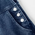 thumbnail image 5 of Staki Girls' Denim Overalls Girls' Casual Sleeveless Jumpsuits Spaghetti Strap Loose Romper Long Pants with Pockets 8-14Y(Blue,9-10 Years), 5 of 9