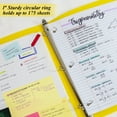 thumbnail image 4 of 3 Ring Binder 1" Poly Binders Swirl Color Soft Cover, Hold 175 Sheets, 48-Count, 4 of 7