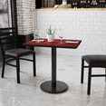 thumbnail image 2 of Bowery Hill 24" x 30" Restarant Dining Table in Black and Mahogany, 2 of 4