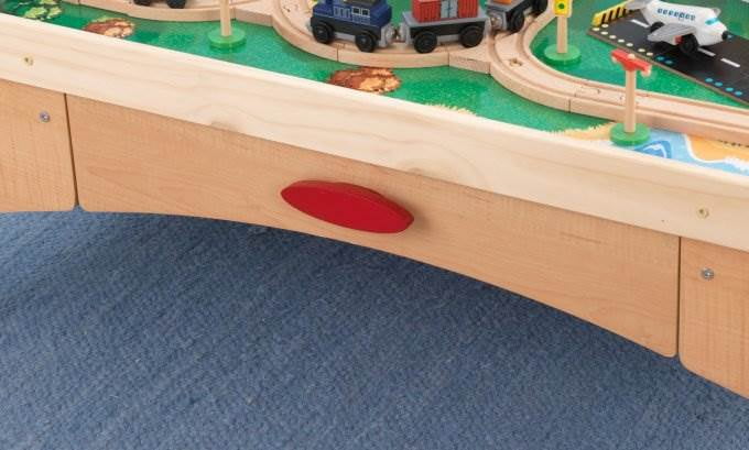 120 piece wooden train set