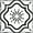Black, variant on Mi Alma Floral Black Tile Stickers - Removable Vinyl 4x4, 24 pcs