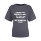 thumbnail image 3 of Camiseta de mujer Camisetas divertidas y lindas de manga corta Camiseta con estampado divertido Camiseta con estampado de letras Tops Blusa Regalo para mujeres OAVQHLG3B Store lin121212, 3 of 3