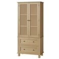 Homfa Narrow Wood Storage Decorative Pantry Furniture with