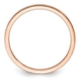 thumbnail image 2 of Auriga Fine Jewelry 14K Rose Gold 1.2mm Flat Satin Women's Stackable Band Size 7.5, 2 of 6