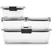 Rubbermaid Brilliance Leak-Proof Food Storage Containers with Airtight Lids, Set of 5 (10 Pieces Total) |BPA-Free & Stain Resistant Image 1 of 5