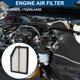 thumbnail image 2 of Filtro de Aire del Motor Unique Bargains No.172205LAA00 para Honda CR-V 2.4L 2015 2016 Elemento de Filtro de Larga Vida 1 Pcs, 2 of 7