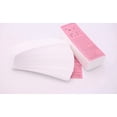 thumbnail image 2 of 100PCS White 7.8'' x 2.7'' Disposable Non-woven Wax Strip for Leg Arm Body Face, 2 of 7