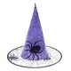 thumbnail image 2 of Scary Spider Halloween Witch Hat Wizard Wicked Cap Cosplay Fancy Dress Colors púrpura, 2 of 9