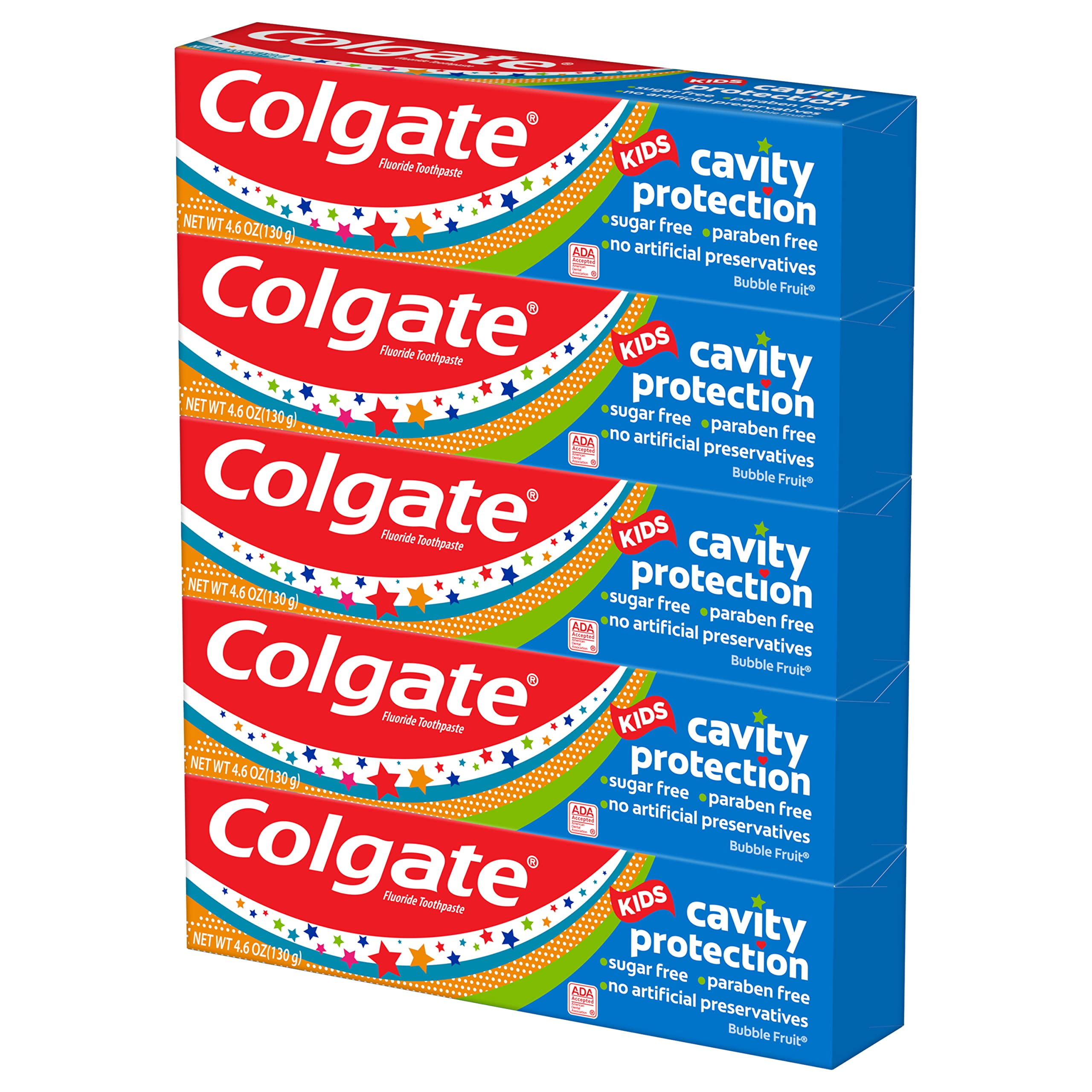 Colgate Kids Toothpaste Cavity Protection  Bubble Fruit (Pack of 32)