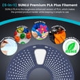 thumbnail image 4 of Filamento para impresora 3D SUNLU PLA Plus de 1,75 mm negro, 1 kg, 4 of 9