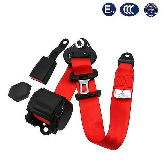 Ce Certification Retractable Auto Safety Belt Passed Emergency Locking 3 Point Car Seat Belt Driver Safety Belt Auto Parts