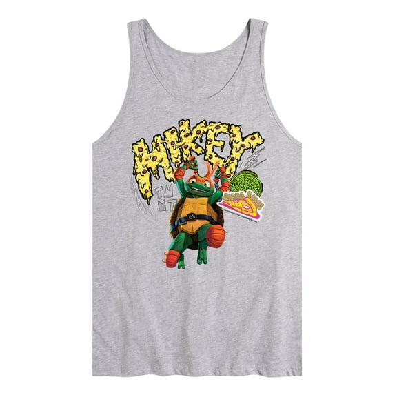 Teenage Mutant Ninja Turtles: Mutant Mayhem - Michelangelo AKA Mikey - Pizza Rules - Men's Jersey Tank Top