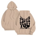 thumbnail image 1 of WILLBEST Sudaderas para Hombre, Moda Informal, Letras Estampadas, Sudadera con Capucha, Manga Larga, Suéter con Capucha, Tops Mediana​​, 1 of 7