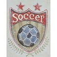 thumbnail image 3 of Marmont Hill "Soccer Shield" by Reesa Qualia Painting Print on Wrapped Canvas, 3 of 5