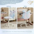 thumbnail image 7 of Guyou Kids Desk Chairs for 8-12, Ergonomic Swivel Study Chair, Kids Computer Chairs with Adjustable Height and 360-degree Swivel for Bedroom, Living Room, Study, Kids Room, Blue, 7 of 7