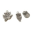 thumbnail image 5 of Colección de 30 piezas de colgantes de metal de aleación de plata con pájaros mixtos Perfecl Charms plateados tibetanos colgantes, 5 of 5
