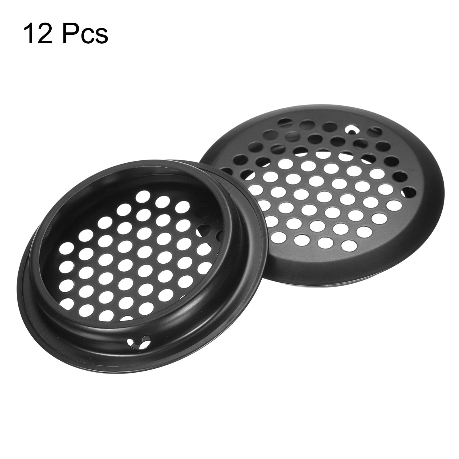 Unique Bargains Stainless Steel Circular Soffit Vent for Home and Office 2.1" Silver