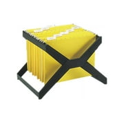 Deflecto XR206 Adjustable Letter/Legal Hanging File Folder Frame, Black