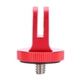 thumbnail image 4 of 1 / 4 Mini Tripod Mount Adapter Video Action Camera Accessory Aluminum Alloy Lightweight Durable Universal for Sports Cameras and Point Shoot Red Black Blue, 4 of 7