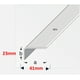 thumbnail image 2 of Perfiles escaleras perforado 41x23mm, aluminio anodizado plata, 1m, 2 of 3
