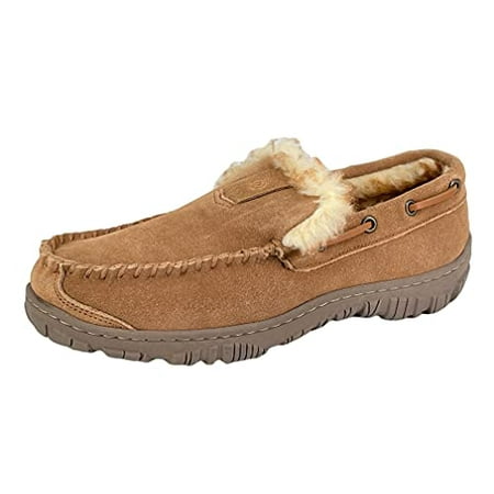 

Clarks Venetian Suede Warm Plush Faux Fur Lining Moccasin Slippers Cinnamon (12 Cinnamon)