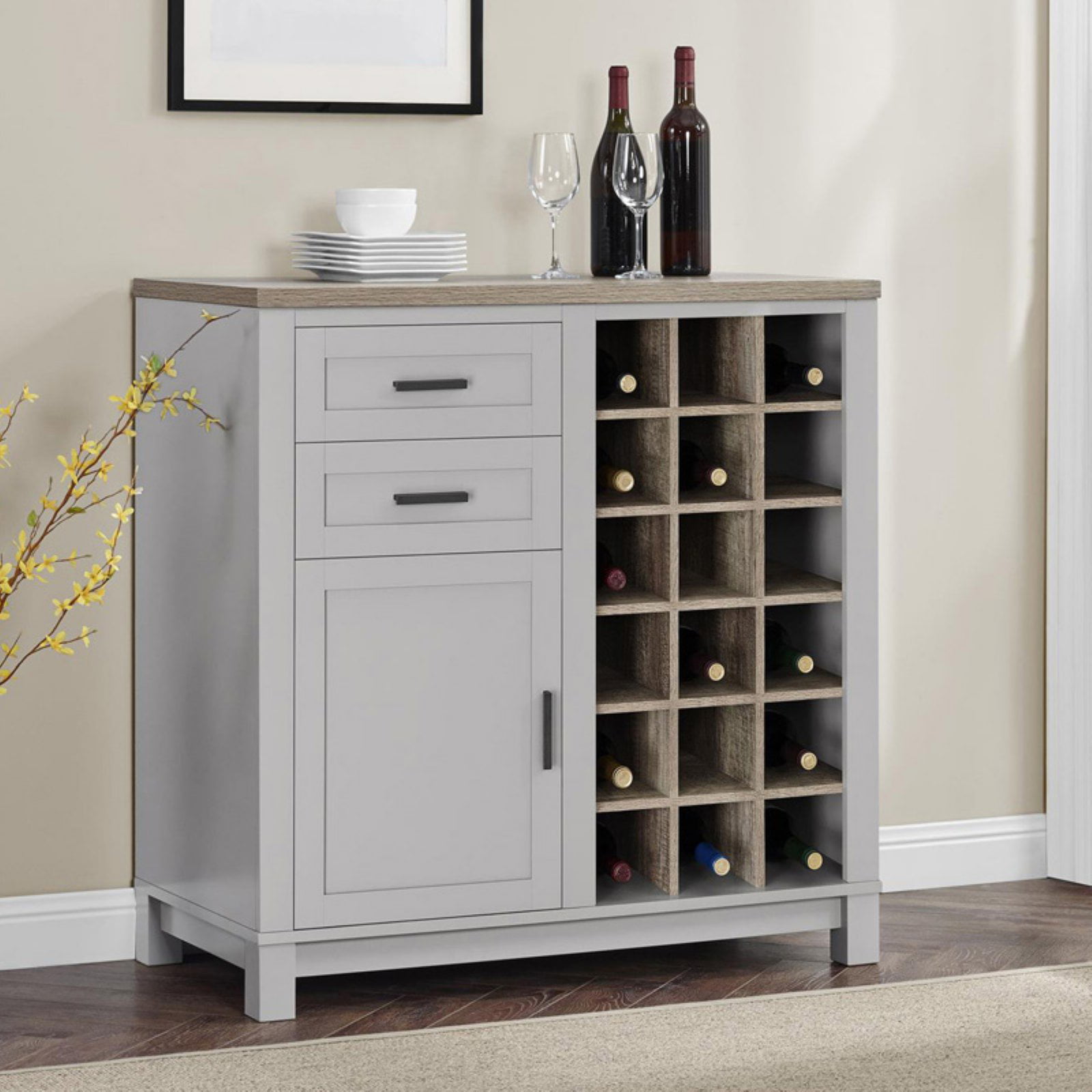 Better Homes And Gardens Langley Bay Wine Cabinet Multiple Colors