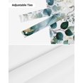 thumbnail image 6 of Tie Up Valance Curtain for Kitchen,Thanksgiving Green Blue Pumpkin Rod Pocket Short Curtains Adjustable Tie-Up Shade Valances,Eucalyptus Leaves Window Treatment for Bathroom Living Room Bedroom, 6 of 8