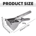 thumbnail image 3 of Dasuuxi Potato Ricer,Stainless Steel Potato Masher for Commercial and Home,Ricer Kitchen Tool,Silver, 3 of 9