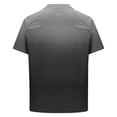 thumbnail image 3 of Dovford Zipper Polo Shirts for Men Short Sleeve Slim Fit Shirts Casual Stretch Gradient Color Zip Shirt, 3 of 4