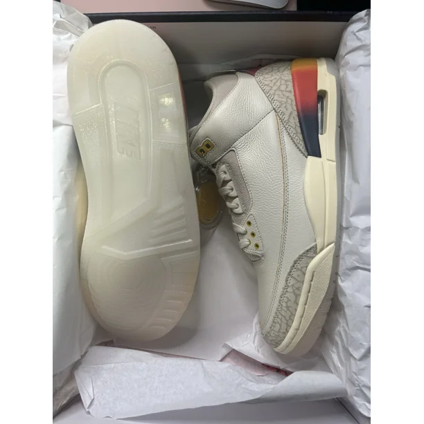 Ni - ke Jordan 3 Retro J Balvin Medellin Sunset Size 10.5 New