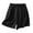 Black, variant on Lenpel Bermuda Shorts for Women Elastic High Waisted Wide Leg Pleated Cotton Linen Shorts Casual Loose Shorts with Pockets