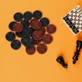 thumbnail image 2 of Miangastore 24pcs Plastic Chess Pieces for Checkers and Chess Unique Board Game Accessories Backgammon Pieces Replacement Round Backgammon Pieces, 2 of 9