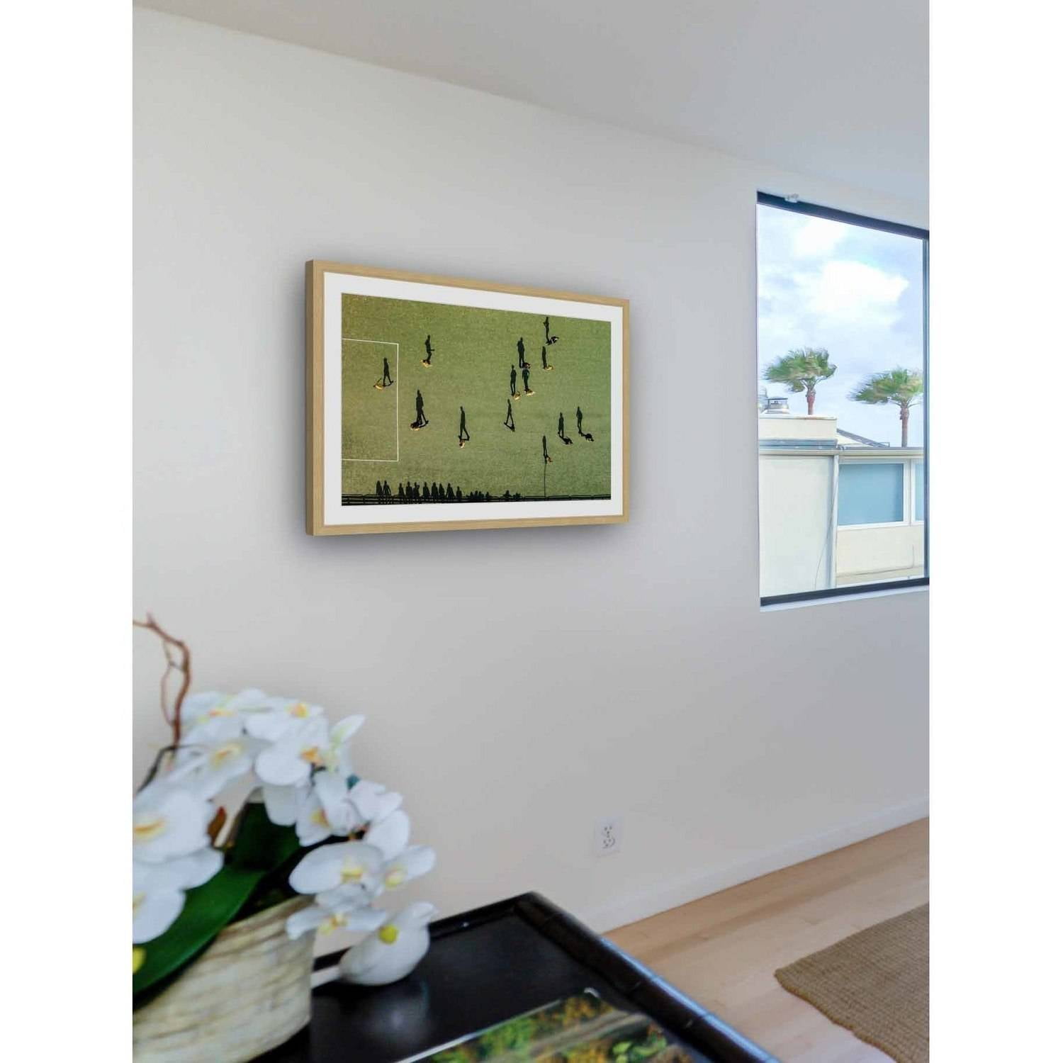 Marmont Hill "Soccer" by Karolis Janulis Framed Painting Print