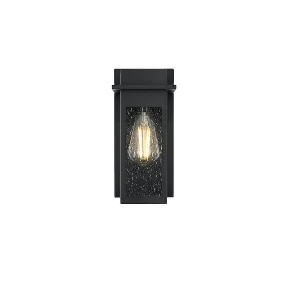 Elegant Lighting Dunton 7 inch Outdoor Pendant in Black
