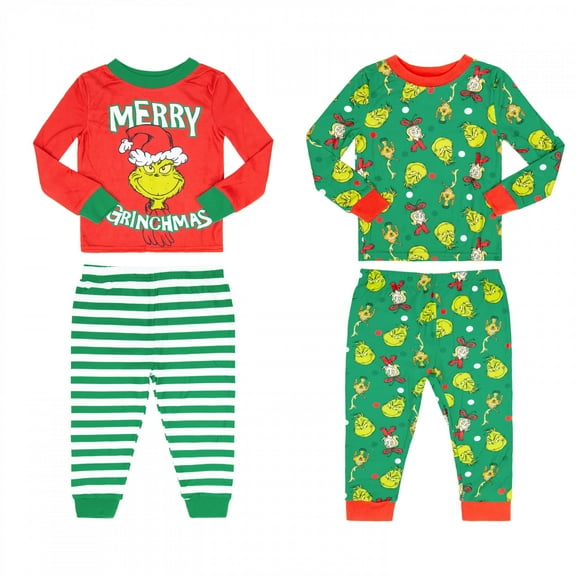 The Grinch Merry Grinchmas Infant Pajamas 2-Pack-12 Months